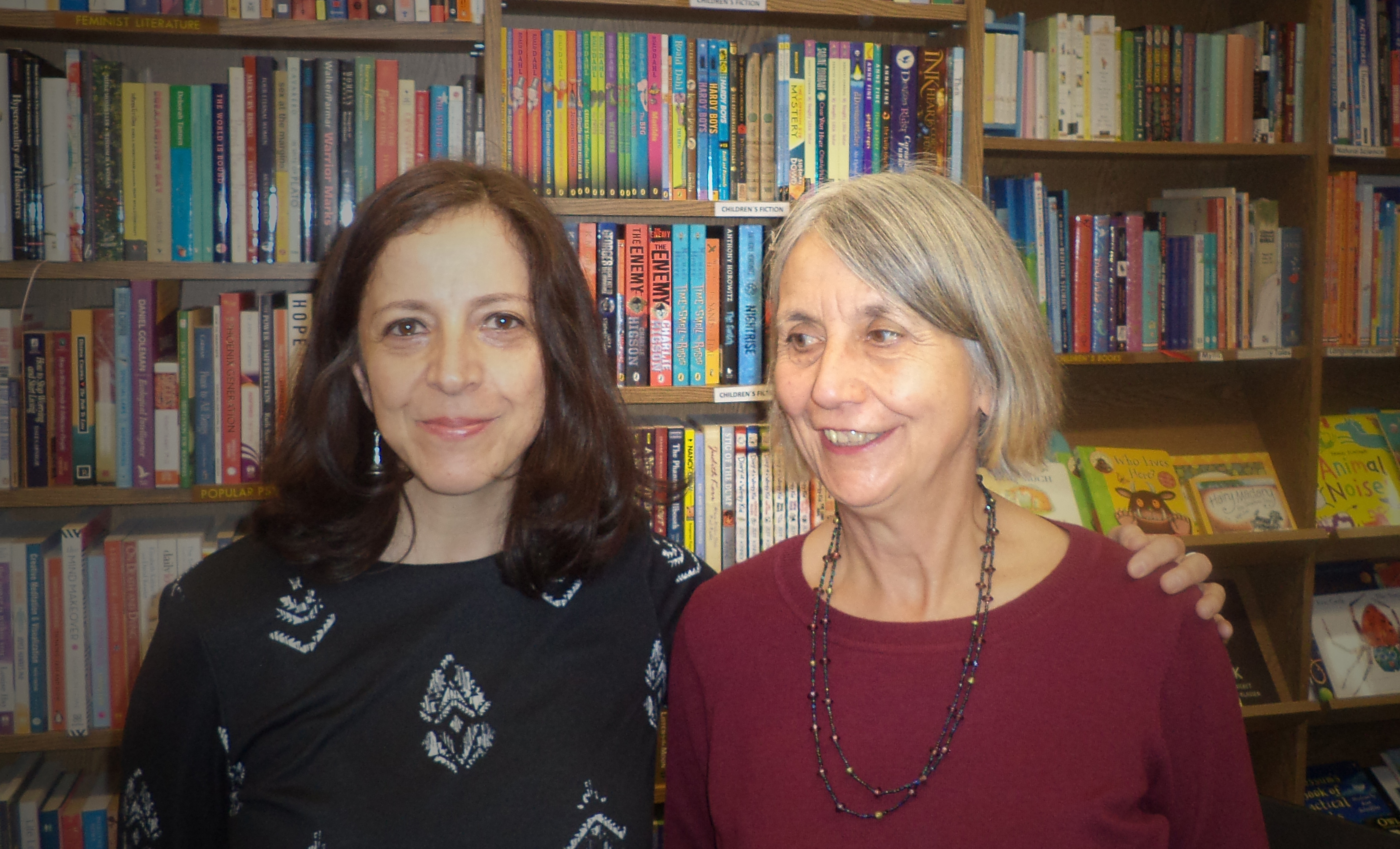 With_publisher_AnnCotterrell_NorthwayBooks_BritishBookshop_Frankfurt-am-Main_Oct_22_2015